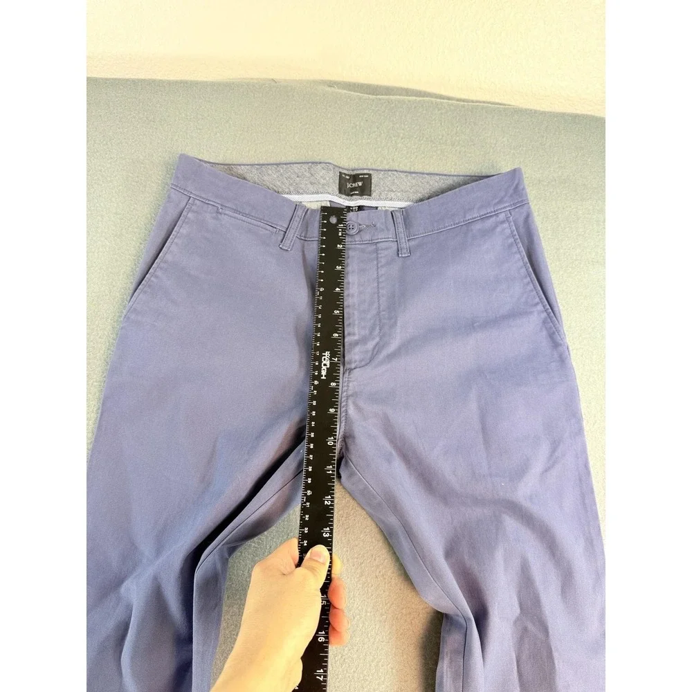 J.Crew 484 Slim Chino Pants Mens 29x32 Blue Slim Fit Stretch Business Casual